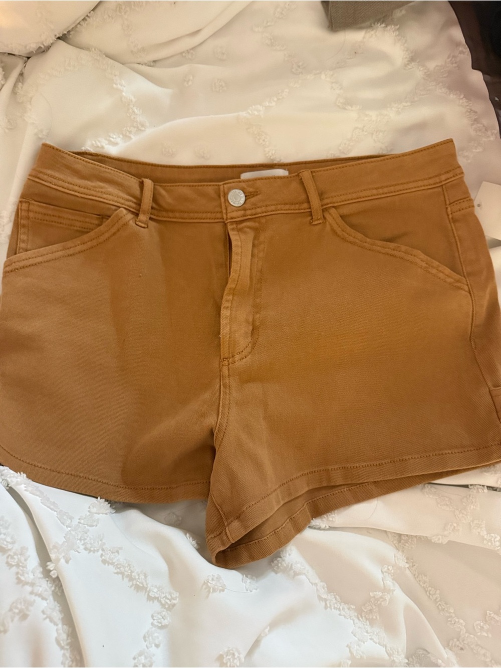 Women's Forever 21 High-Rise Tan Shorts NWT